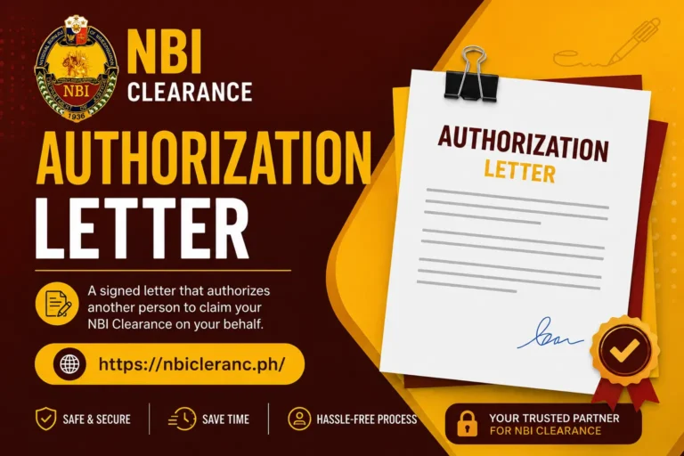 authorization letter for nbi clearance