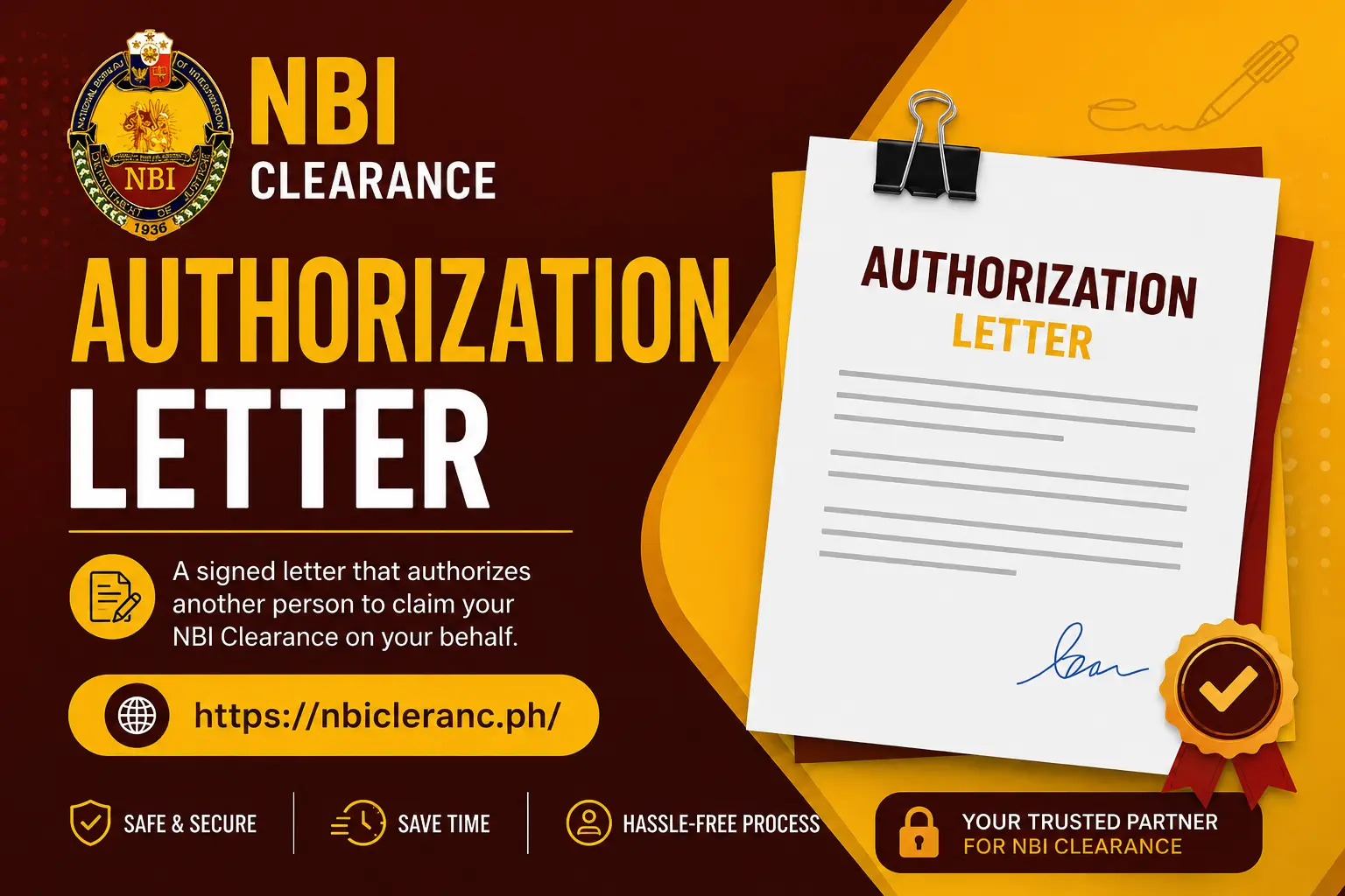 authorization letter for nbi clearance