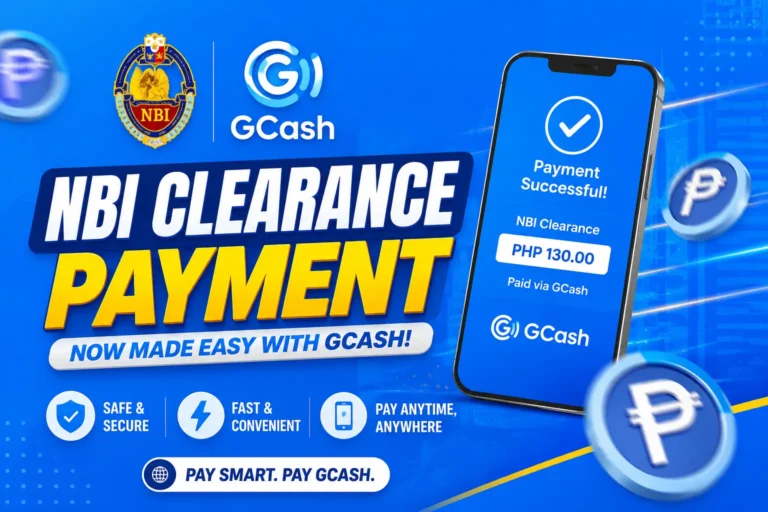 Pay NBI Clearance Using Gcash