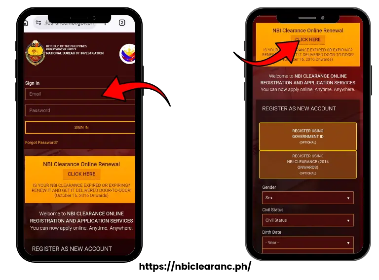 Log in, or recover your account