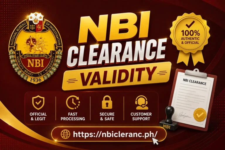 NBI Clearance Validity 2026 How Long It Really Lasts