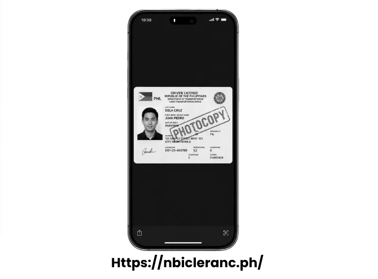 photocopy of your own ID