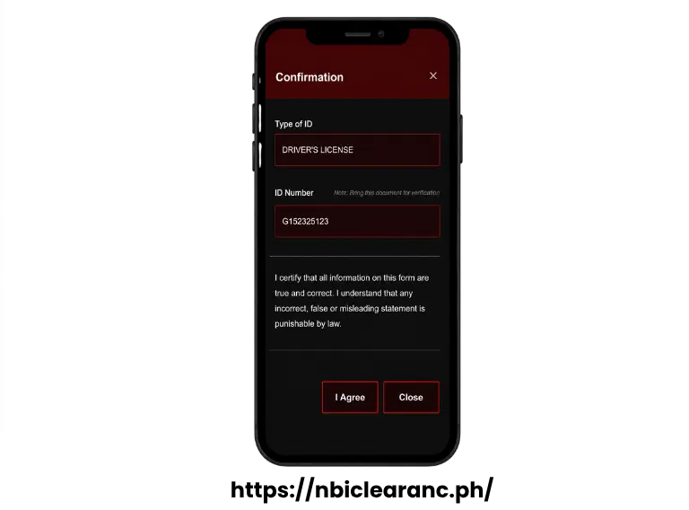 use your passport as the ID type