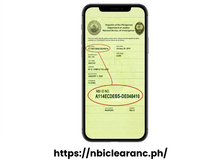 Enter your previous NBI Clearance number